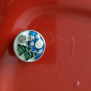 Pandora Enamel Snowman Charm